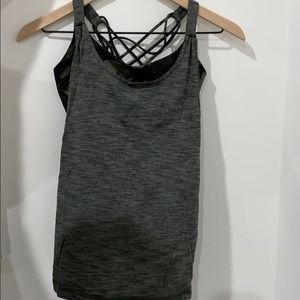 Tropic heather olive Lululemon tank
